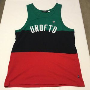 Undefeated Color Block Tank Top Size L